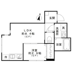 アトラスカーロ文蔵の物件間取画像